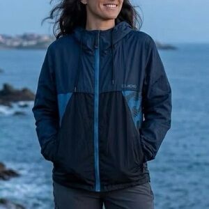 Billabong Colorblock Windbreaker Jacket 90s Vintage Surf Coastal Lightweight